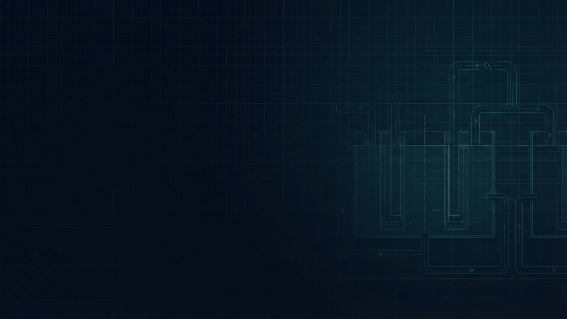 Abstract hydrogen technology background